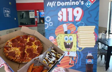 Llega pizza de Bob Esponja a Domino´s Pizza de Tamaulipas