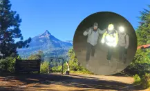 Rescatan a padre e hijo yucatecos extraviados en el Nevado de Colima
