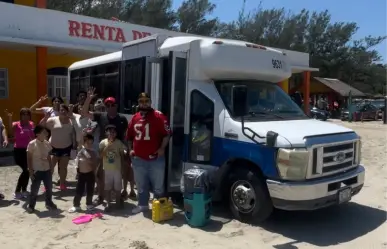 Desde Nuevo León llega "La Pecerita" a playa Miramar