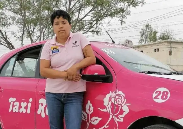 Conductora de taxi rosa desaparece en Reynosa