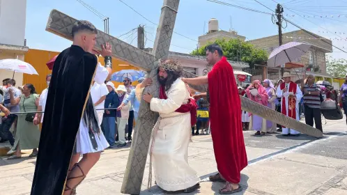 VIDEO | Viacrucis de Santa Ana Tlapaltitlán: una tradición de 4 décadas en Toluca