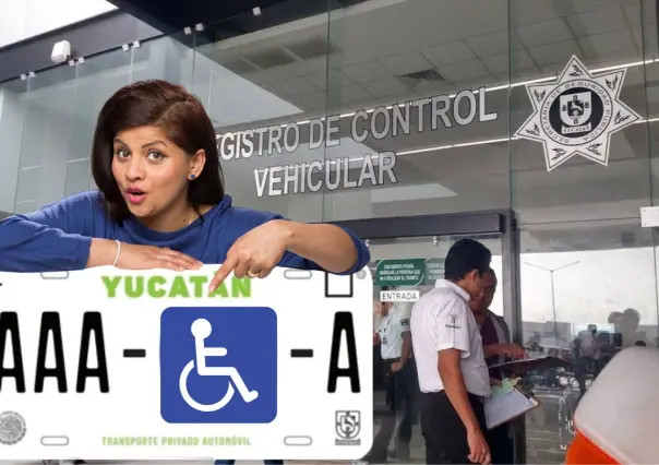 Placas vehiculares en Yucatán: ¿Cómo tramitar el tarjeton para discapacitados?