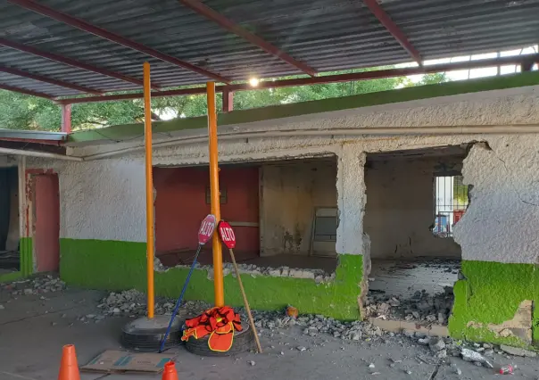 Itife elimina áreas de riesgo en la primaria Cuauhtémoc de Matamoros