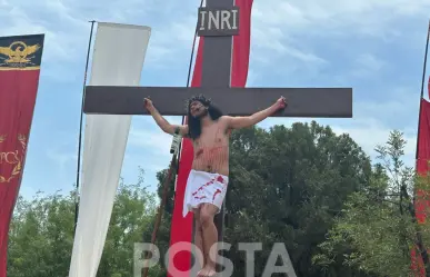 Semana Santa 2025: representan el viacrucis en Monterrey