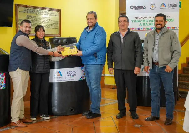 Tinacos para todos beneficia a más de 250 familias en Ramos Arizpe