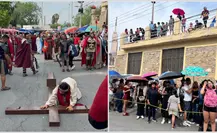 Viacrucis del Ojo de Agua reúne a miles de personas en Saltillo