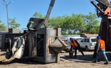 FGR destruye 32 vehículos con blindaje artesanal en Reynosa