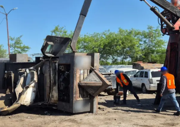 FGR destruye 32 vehículos con blindaje artesanal en Reynosa