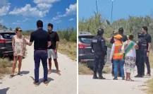 Conflicto en Progreso por autos estacionados en la playa, esto fue lo que pasó