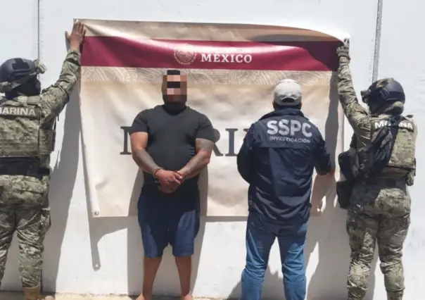 Detienen al 4-40, presunto integrante del CJNG, en Sonora