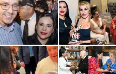 ¿Casualidad? Sandra Cuevas se vuelve tendencia por fotos con famosos que han muerto