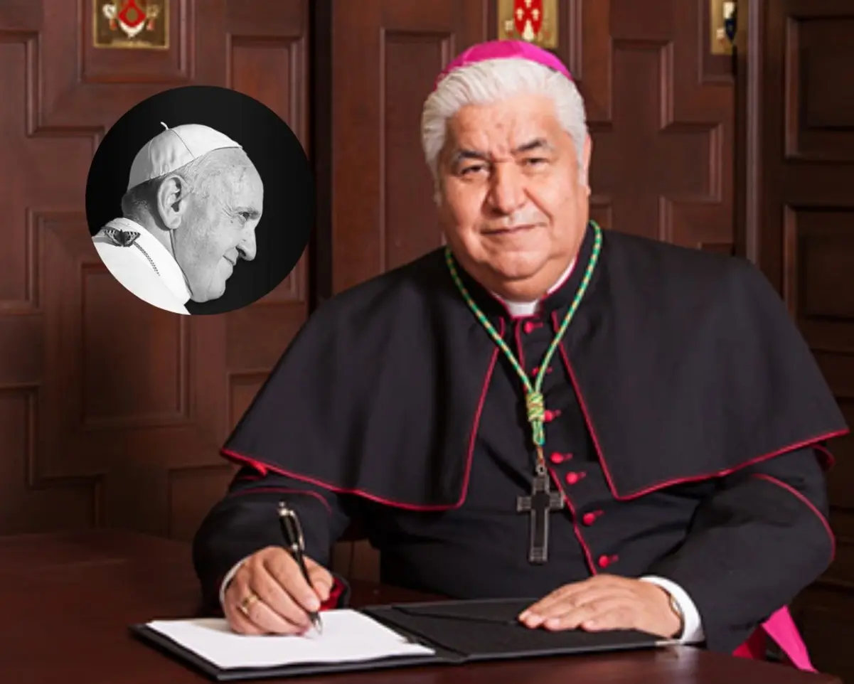 Monseñor Rogelio Cabrera López, líder de la Arquidiócesis de Monterrey desde 2012, ha sido un firme defensor del pontificado de Francisco. Foto: Canva/Arquidiócesis de Monterrey.