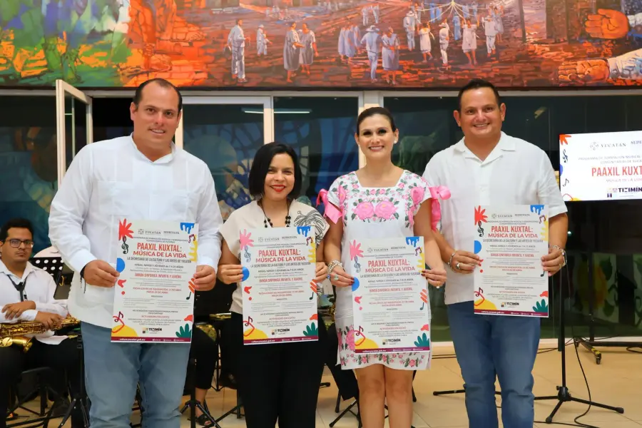 Llevarán clases de música a las comisarías de Tizimín