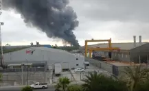 Incendio en fábrica de Bachoco moviliza cuerpos de emergencia en Apodaca