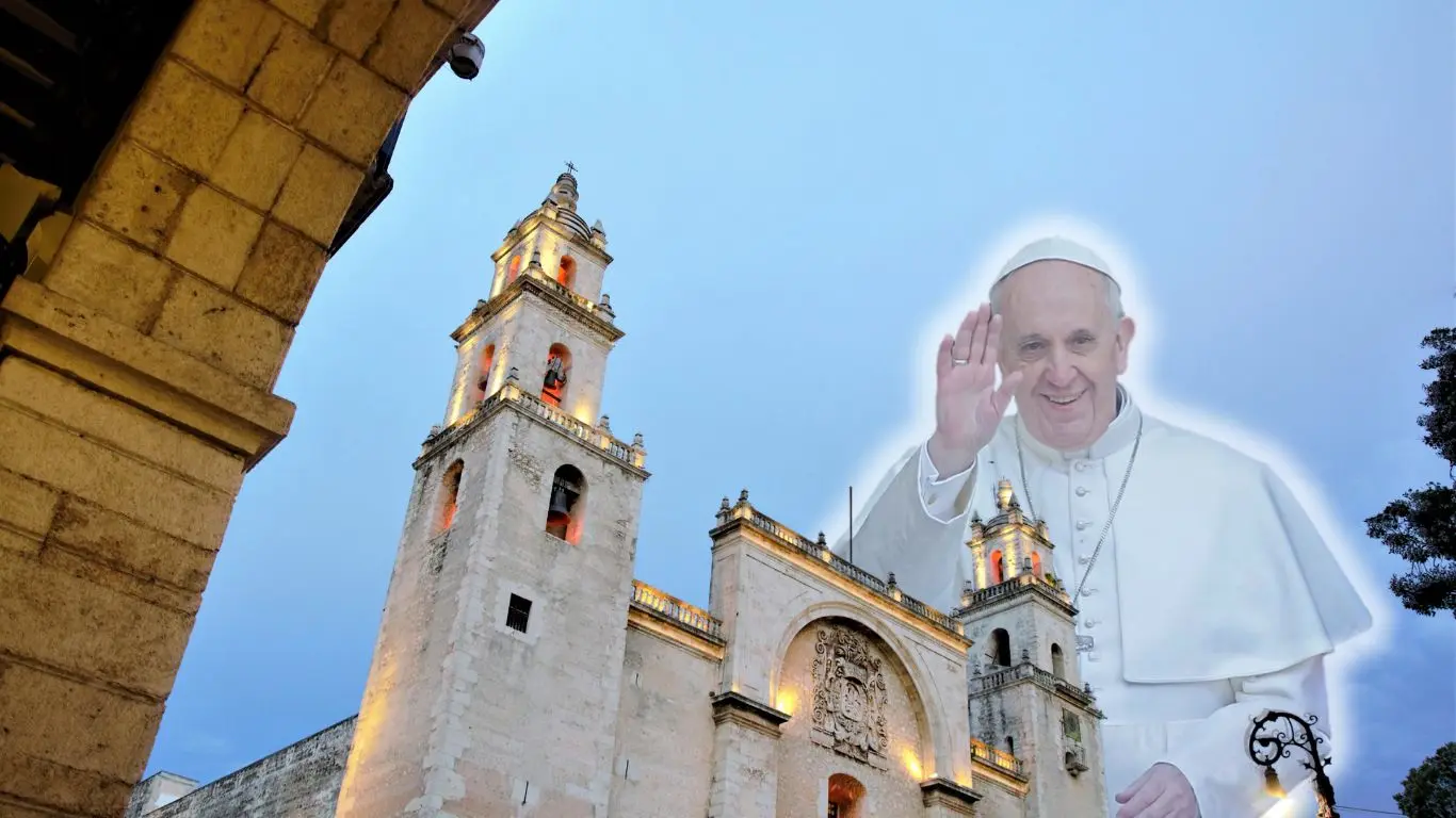 ¿Qué acciones realizarán los yucatecos para despedir al Papa Francisco?. Foto: Canva / Adity Cupil