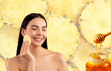 Regresa el brillo y la suavidad a tu rostro con esta mascarilla de piña