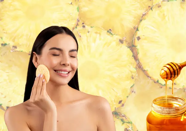 Regresa el brillo y la suavidad a tu rostro con esta mascarilla de piña