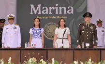 Rocío Nahle acompaña a Claudia Sheinbaum en el 111 aniversario de la Gesta Heroica  en Veracruz