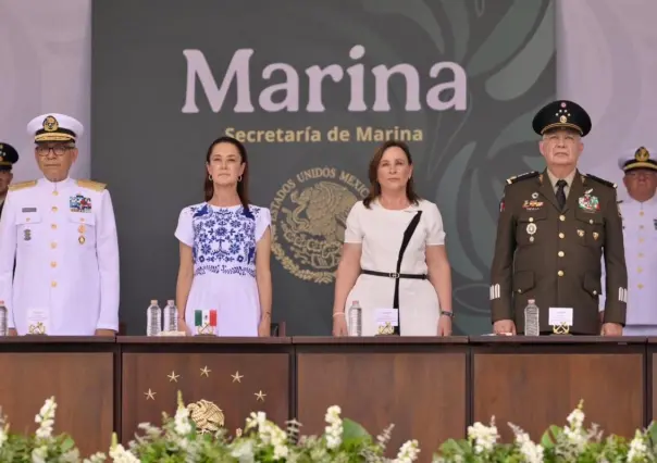 Rocío Nahle acompaña a Claudia Sheinbaum en el 111 aniversario de la Gesta Heroica  en Veracruz