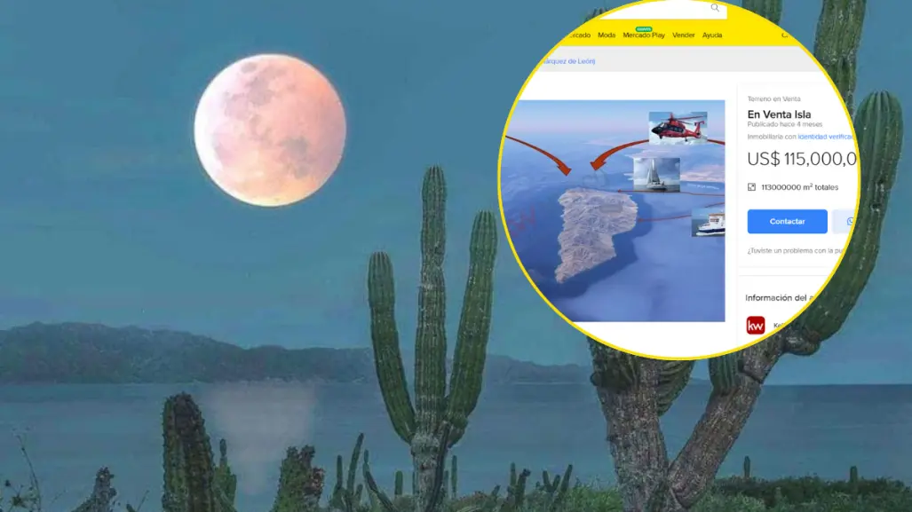 ¿Buscas una propiedad? Esta isla de Baja California Sur está en venta en Mercado Libre