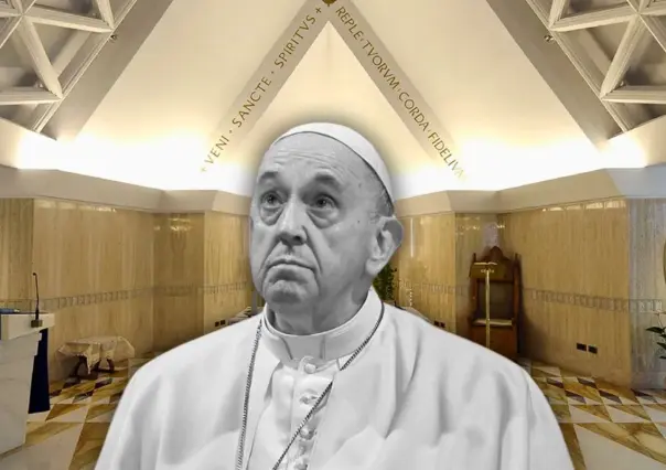 El cuerpo del Papa Francisco es colocado en ataúd sencillo en Santa Marta