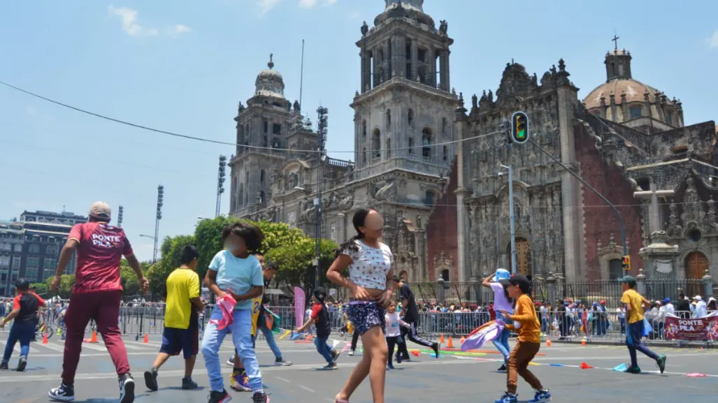 ¡Inflable, tirolesa y más! Estas serán las actividades del Día del Niño en el Zócalo de CDMX