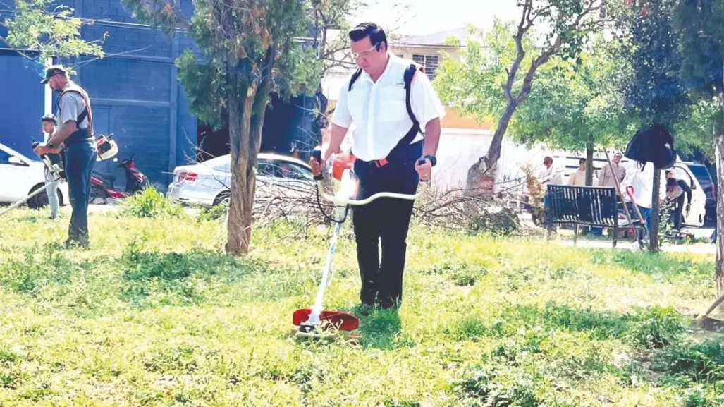 Jesús Nava impulsa la transformación de espacios públicos en Santa Catarina
