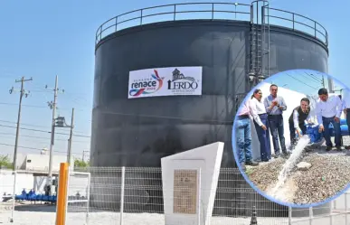 Esteban Villegas Villarreal inaugura macro tanque en el municipio de Lerdo