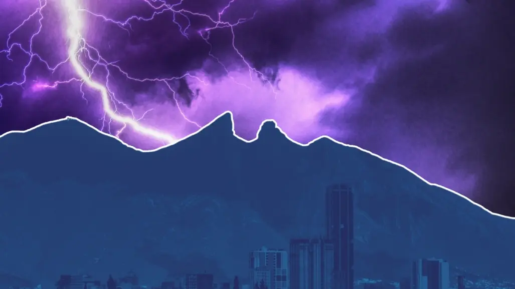 Advierten fuerte actividad eléctrica para esta tarde en Nuevo León