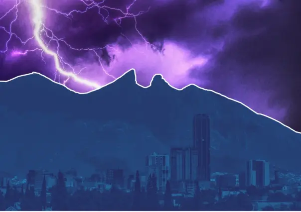 Advierten fuerte actividad eléctrica para esta tarde en Nuevo León