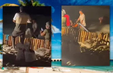 Denuncian extracción ilegal de arena en Progreso para ampliar lugar de eventos