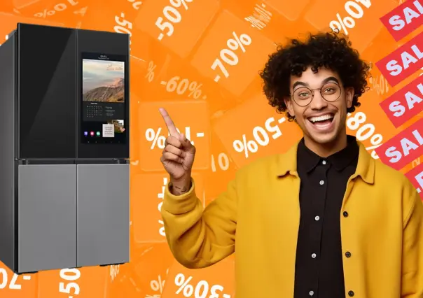 The Home Depot tiene este refrigerador Samsung con pantalla al 37% de descuento