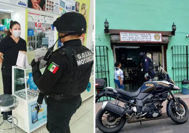 Agentes de la SSP recorren Yucatán para promover la denuncia ciudadana