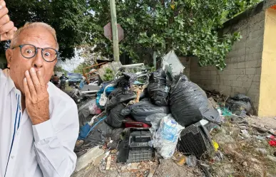 Retiran 40 toneladas de basura de cinco predios en el poniente de Mérida