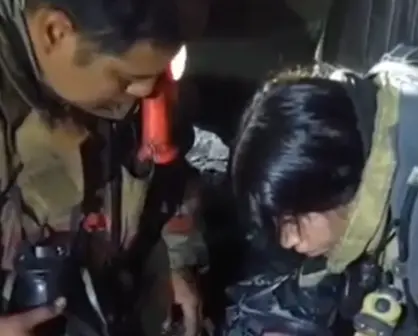 VIDEO | Mujer bombera revive a un hombre intoxicado durante un incendio en Durango
