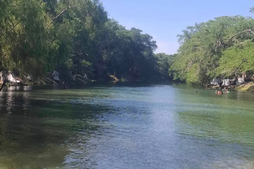 Hermoso el río Soto La Marina o La Cascada | Foto: Mariela Salinas, FB La Cascada Del Porvenir, Abasolo Tam. 