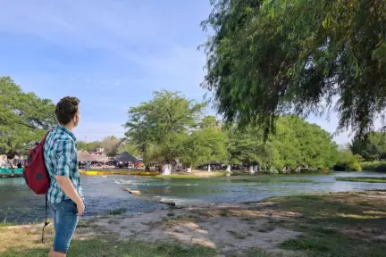 El recóndito río con una falsa cascada que une dos municipios y desemboca en el Golfo de México El recóndito río con una falsa cascada que une dos municipios y desemboca en el Golfo de México