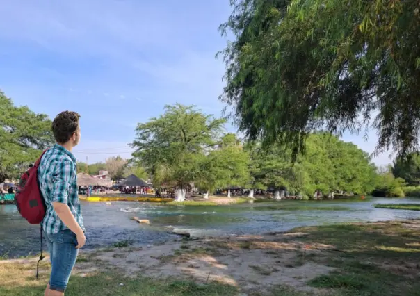 El recóndito río con una falsa cascada que une dos municipios y desemboca en el Golfo de México