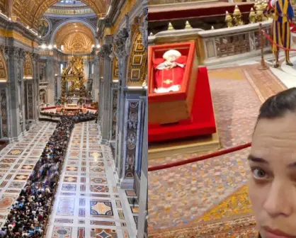 Selfies junto al cuerpo del Papa Francisco causan indignación en redes