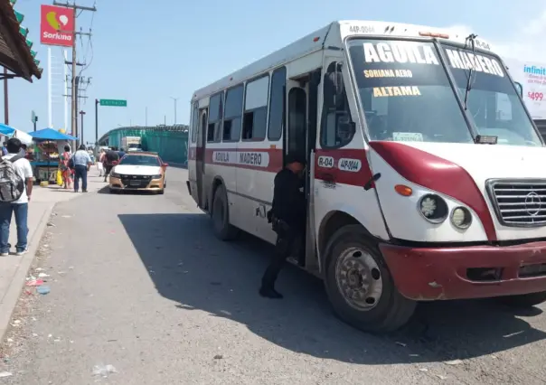 Transporte público en Tampico desafía el reglamento vial y se multiplica la impunidad