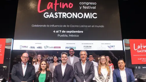 Presentan en Puebla el Festival Latino Gastronomic 2025