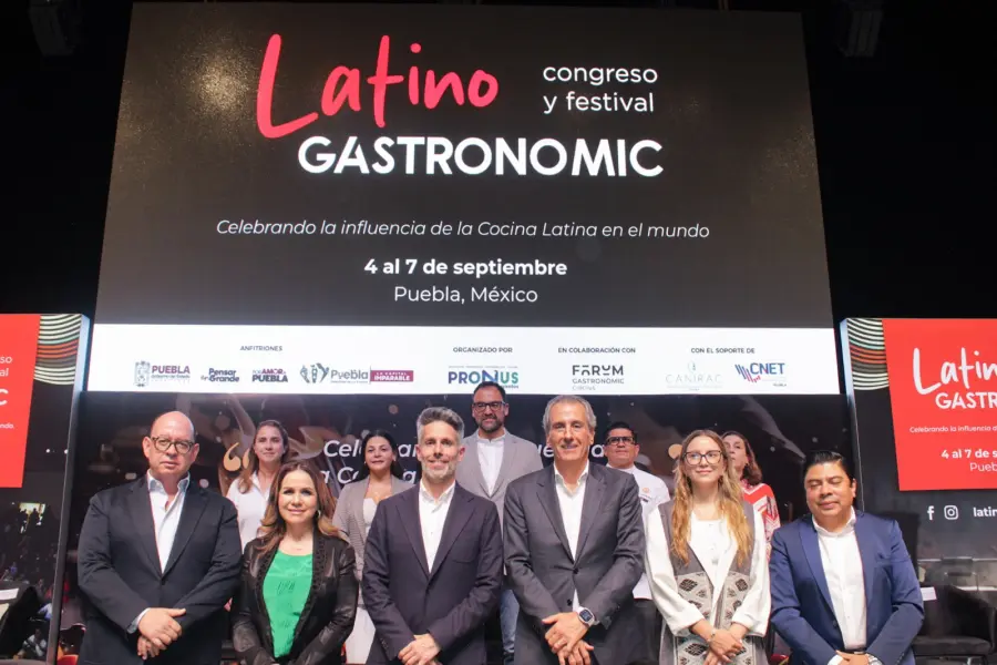 Presentan en Puebla el Festival Latino Gastronomic 2025