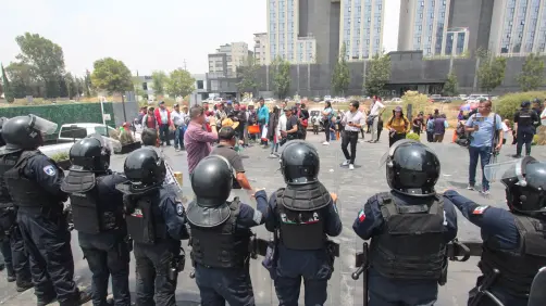 Campesinos de Puebla protestan contra el SAT