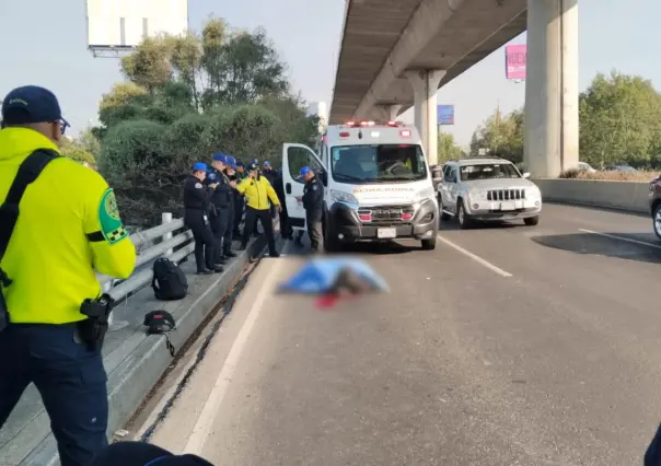 Muere motociclista al derrapar su moto en Periférico