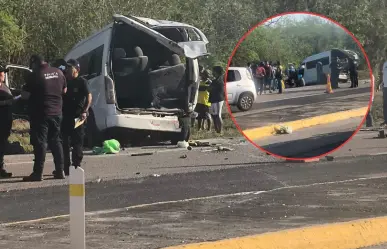 Albañiles tienen desafortunado viernes al volcar su vehículo en la vía Mérida-Campeche