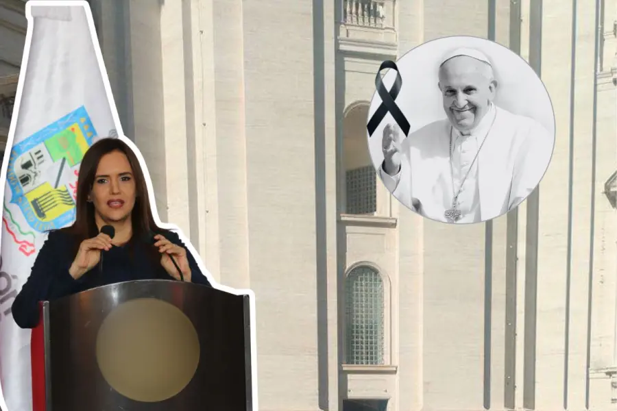 Clara Luz Flores Carrales, la diputada con licencia, representa a México en el último adiós al Papa Francisco