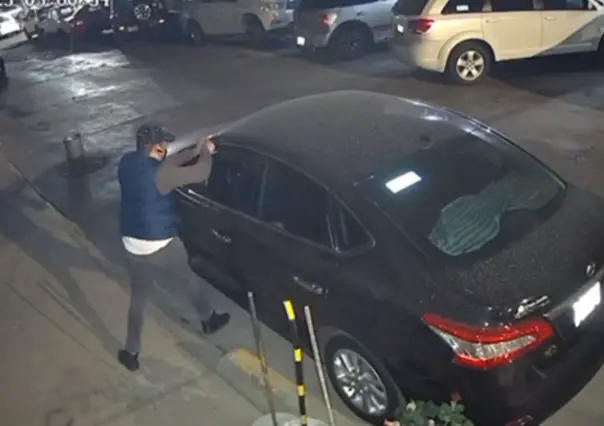 VIDEO | Robo de coche en Naucalpan: ladrones tardan más de 5 minutos
