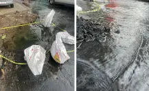Obras inconclusas provocan mega fuga de agua en Álvaro Obregón