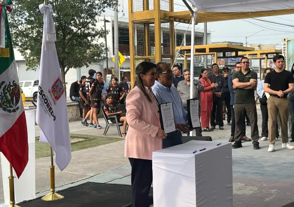 Entregan nodos de Integración Social y canchas deportivas en Escobedo