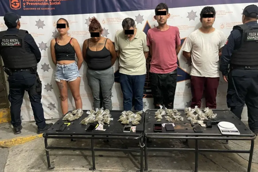 Desarticulan banda criminal liderada por centroamericanos en Guadalupe